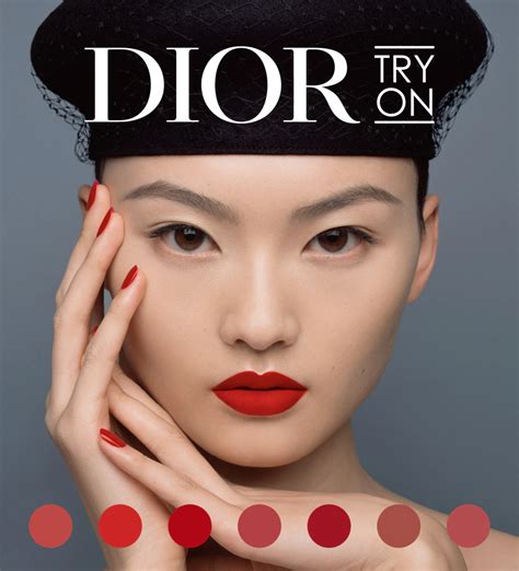 dior virtual event|dior try on.